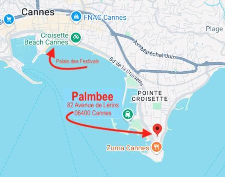 70m2, 2 Pour 4 Pers Avec Terrasses A 200m Des Plages, Palmbee Appartement Cannes